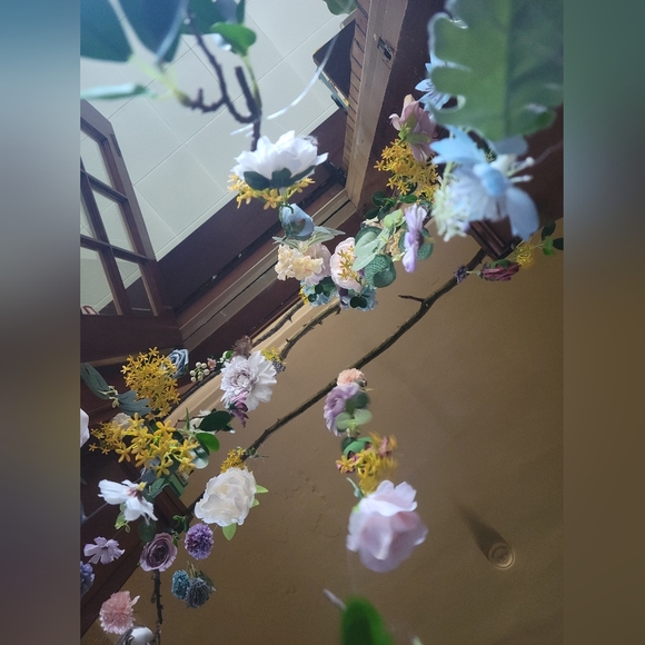 Floating Flower Hanging Backdrop (Handmade) - Picture 3 of 11